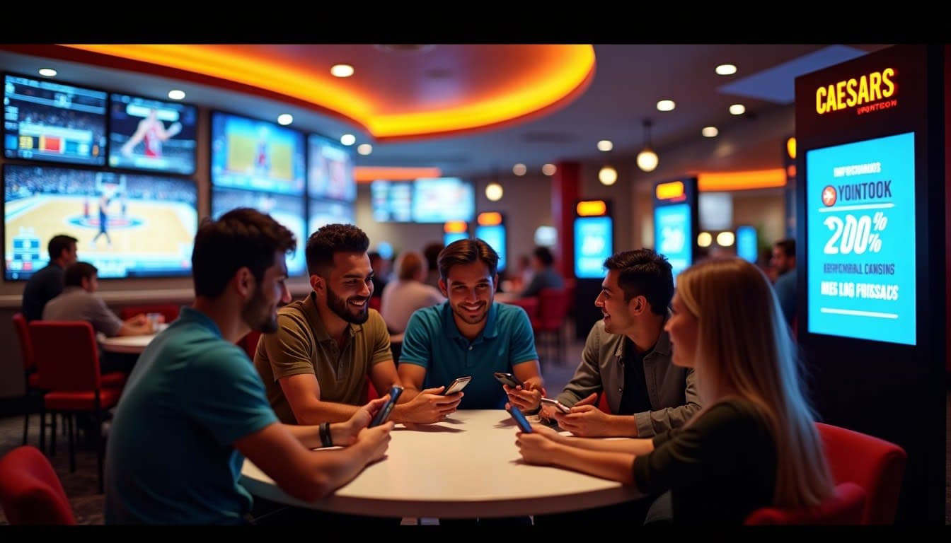 Caesars aumenta las apuestas de la NBA: 10 veces más beneficios para los nuevos
usuarios image